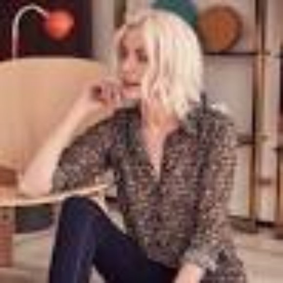 MELANIE LYNE: Tweed Print Tunic Blouse - multi - Picture 4 of 6